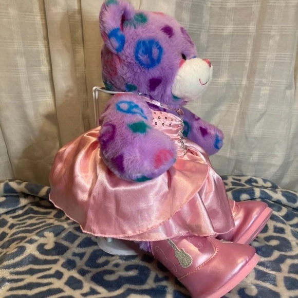 Build a bear peace & hearts bear - Picture 2 of 9